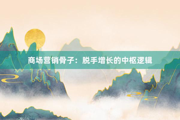 商场营销骨子：脱手增长的中枢逻辑
